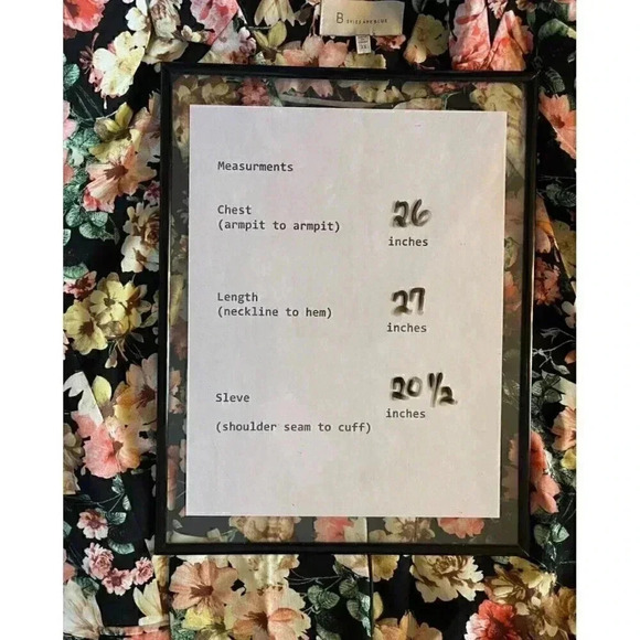 B Skies Are Blue Womens Floral Blazer Jacket From Stitch Fix, Plus Size 3X - Picture 6 of 6